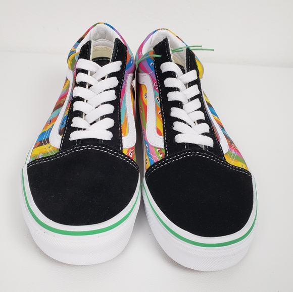 Vans x Sesame Street Old Skool Sneakers LE Rainbow Stripes 6.5 Women (5 Men) - Picture 3 of 13
